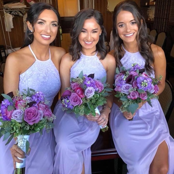 Lilac gown - Picture 2 of 3